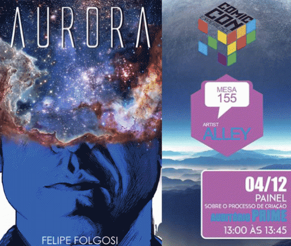 Felipe Folgosi autografa Aurora na Comic Con Experience 2015