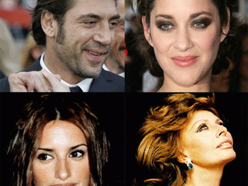 Bardem, Cotillard, Cruz e Loren