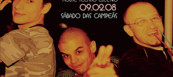 DJs Tatá, RM2 e Maurício Lopes