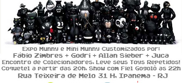 Troca troca de art toys no Rio