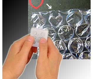 Brinquedo relaxante de plástico bolha