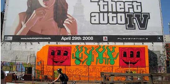 Mural de Keith Haring de 1982 é recriado em N.York