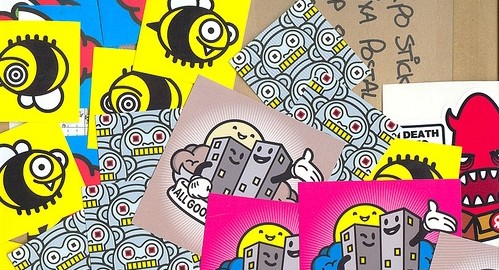 ExpoSticker no Aquário Eastpak