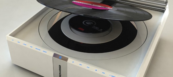 Toca CD, MP3 e vinyl