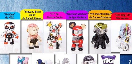 Tarde de customização de toy art na Livraria POP