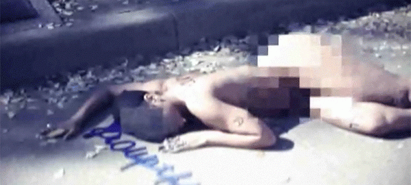 Nua no centro de Dallas