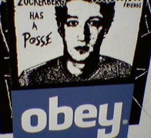 Shepard Fairey sacaneando o Facebook?