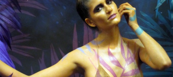 Body painting marca novo lançamento da M.A.C. no Rio