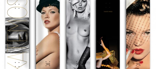 Gostaria de ter um shape de skate com a imagem de Kate Moss?