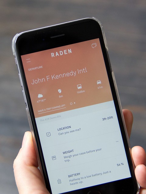 Raden produz bagagem inteligente