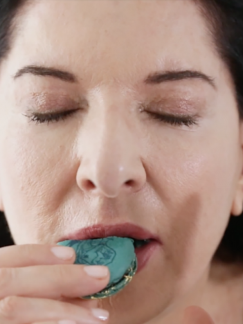 O macaroon de Marina Abramovic