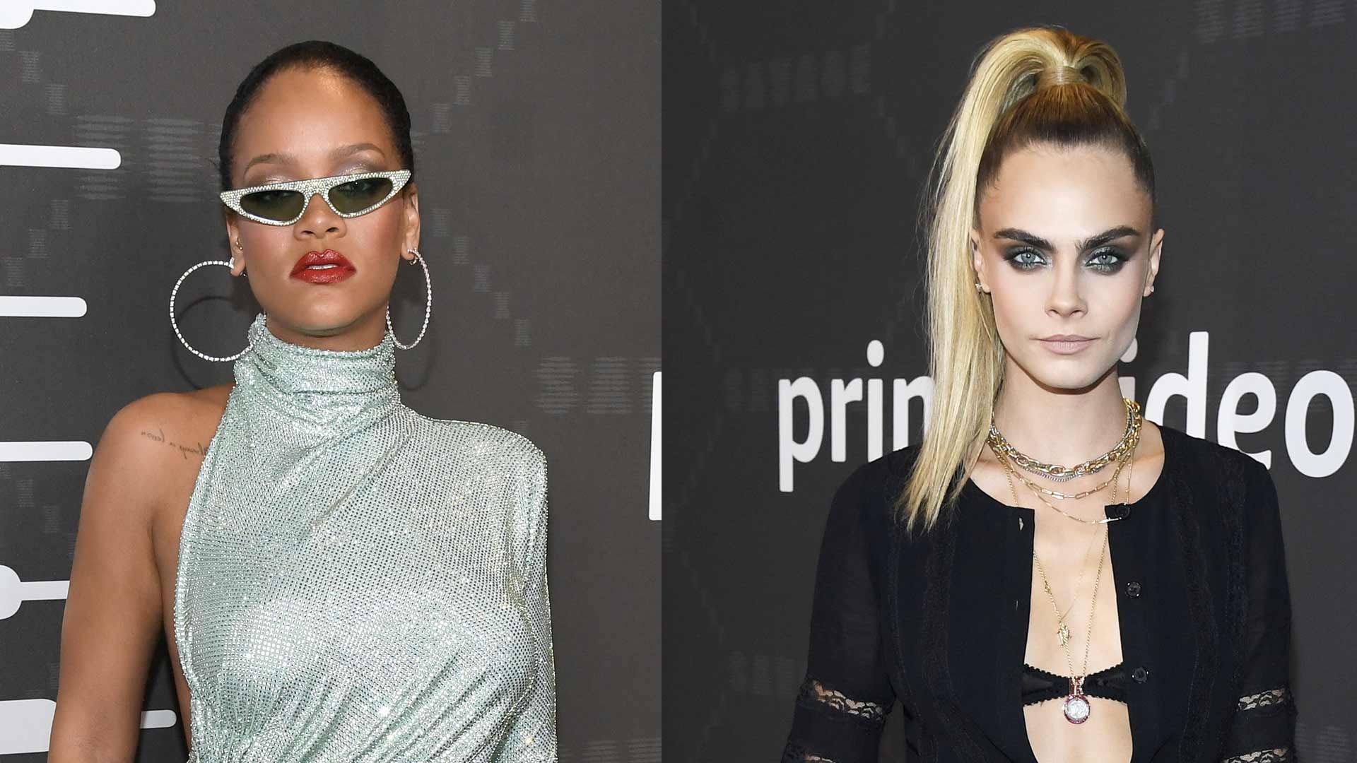 Rihanna mostra coleção de lingerie