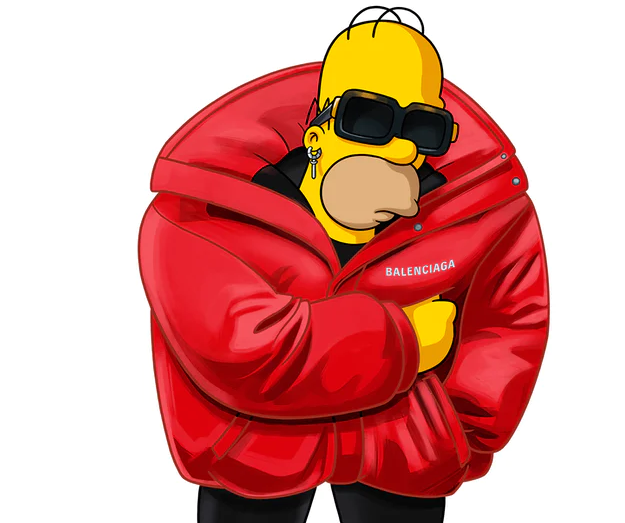 Balenciaga toma conta de Springfield, a terra dos Simpsons