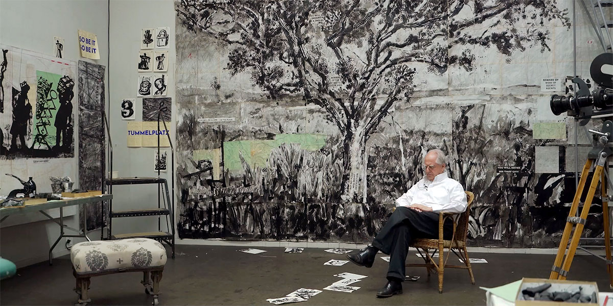 William Kentridge ao redor do mundo em 2022 e 2023