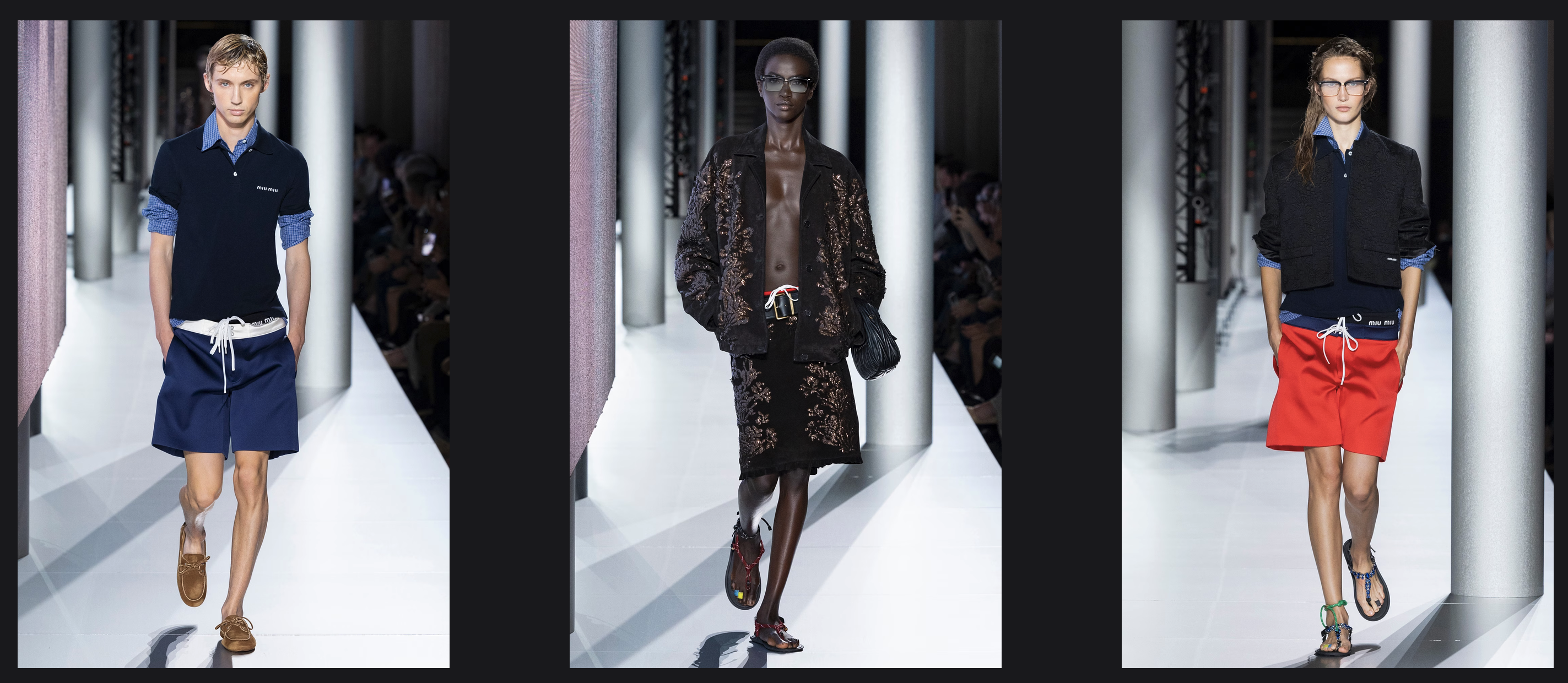 Miu Miu fechou a Paris Fashion Week com Gigi Hadid e Troye Sivan