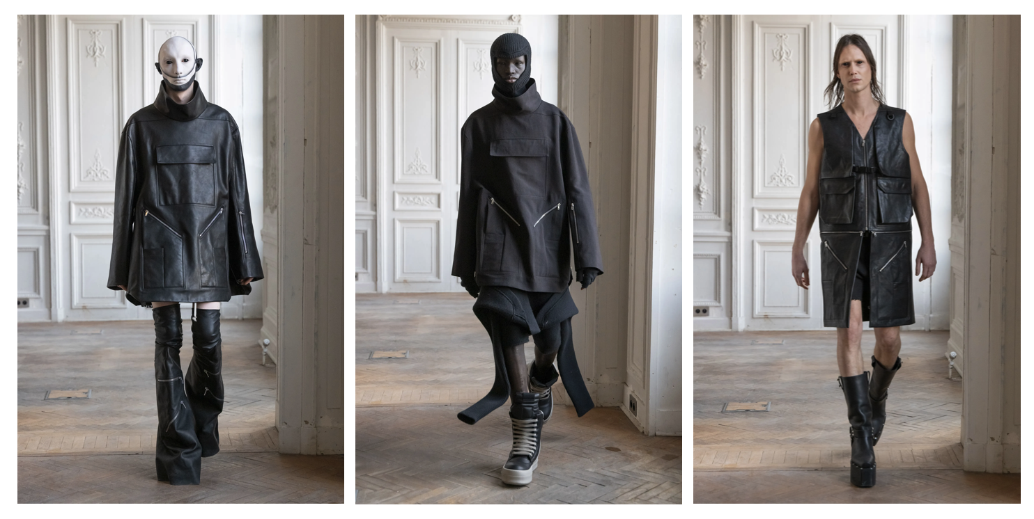 Desfile de Rick Owens tem Gena Marvin no elenco
